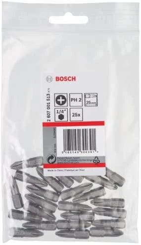 Bosch Suktuvo antgaliai Ph 2, L 25 vnt, Extra Hart
