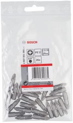 Bosch Suktuvo antgaliai Pz 2 25 vnt, Extra Hart