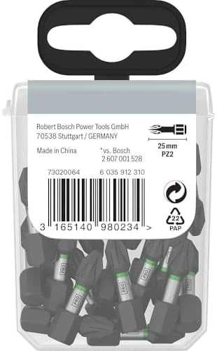 Bosch Suktuvo antgaliai PZ2 25 vnt./ Impact, L=25mm