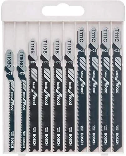 Bosch 10 Siaurapj.pjūkl. kompl. X-Pro Line Basic medžiui