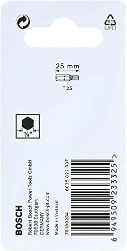 Bosch Suktuvo antgaliai T25 2 vnt./ Impact, L=25mm