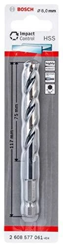 Bosch Grąžtas metalui, Ø 8mm 1/4", 1vnt.