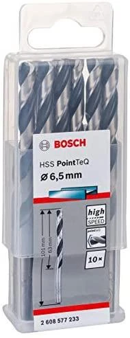Bosch PointTeQ grąžtas metalui 6,5 x 63 x 101 mm ,10 vnt