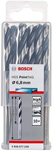 Bosch PointTeQ grąžtas metalui 6,8 x 69 x 109 mm ,10 vnt