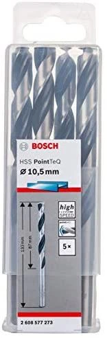 Bosch PointTeQ grąžtas metalui 10,5 x 87 x 133 mm ,5 vnt