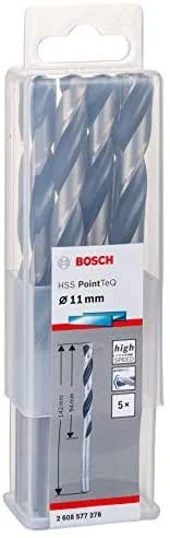 Bosch PointTeQ grąžtas metalui 11 x 94 x 142 mm , 5 vnt.