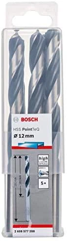 Bosch PointTeQ grąžtas metalui 12 x 101 x 151 mm , 5 vnt