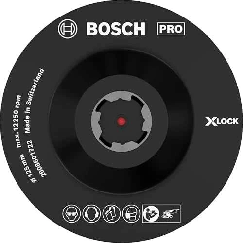 Bosch X-LOCK diskinis pagrindas 125 mm, velcro