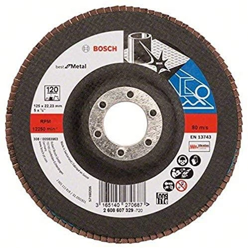 Bosch Šlif.pop.met.top.kamp.šli D=125 mm,K 120,1 vnt.