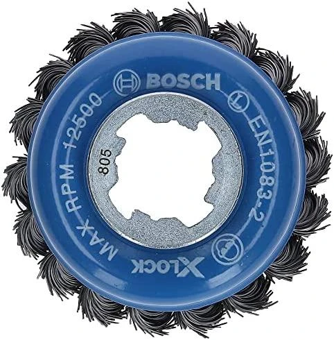 Bosch X-LOCK šepetys iš plieno 75 mm, 0,5 mm