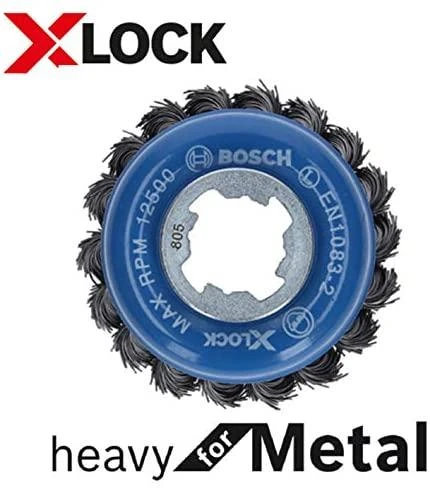 Bosch X-LOCK šepetys iš plieno 75 mm, 0,5 mm