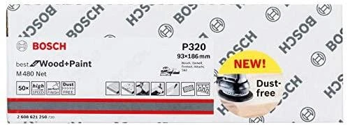 Bosch Šlifavimo tinklelis M 480 93X186mm, G80, 50 vnt.