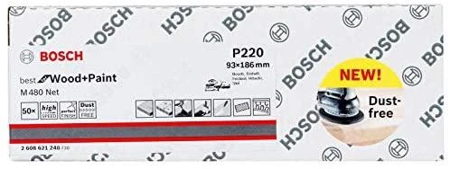 Bosch Šlifavimo tinklelis M 480 93X186mm, G80, 50 vnt.
