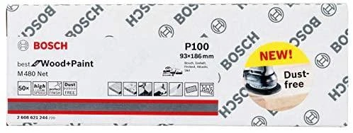 Bosch Šlifavimo tinklelis M 480 93X186mm, G80, 50 vnt.