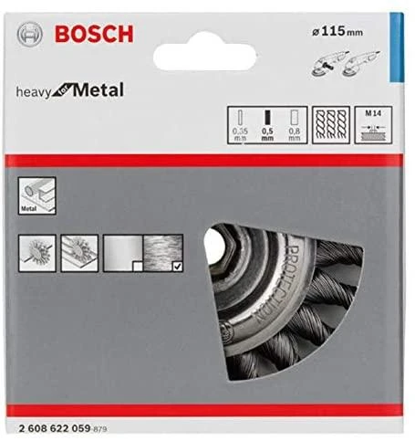 Bosch Kamp.šlifuoklių šepetys D 115 mm,1 vnt.