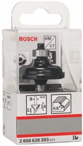 Bosch Daugiaprofilinė freza HM R=4,8mm, l=14mm,kotas 8mm
