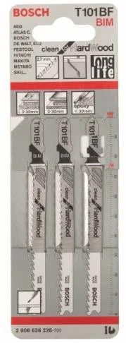 Bosch 3 siaurapj.pjūkleliai T 101 BRF