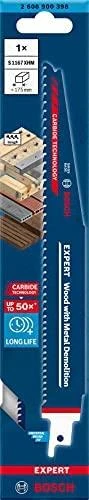 Bosch 3 pjūklo geležtės S1167XHM Wood&Metal Demol
