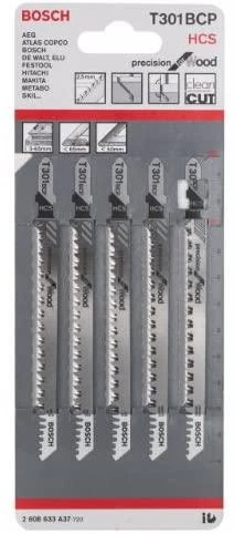 Bosch 5 siaurapj.pjūkleliai T 234 X (Progressor)