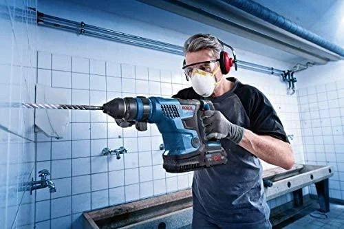 Bosch GBH 18V-34 CF, CC be akumuliatoriaus ir kroviklio