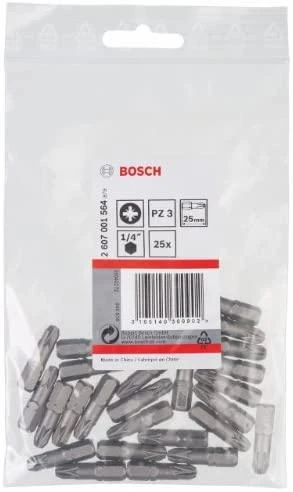 Bosch Suktuvo antgaliai Pz 3 25 vnt, Extra Hart