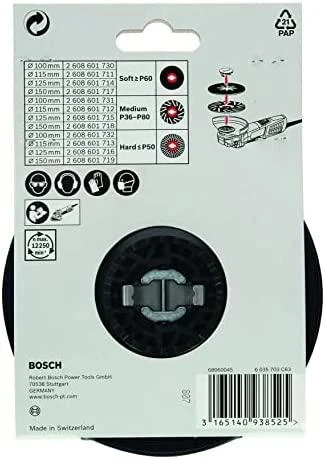 Bosch X-LOCK diskinis pagrindas kietas, 125 mm