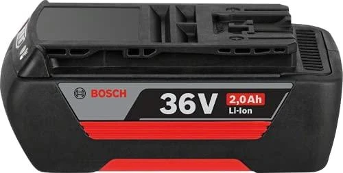 Bosch 36V 2.0Ah akumuliatorius šoninis vaizdas