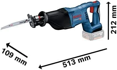 Bosch Akumuliatorinis universalus pjūklas GSA 18V-32, be akumuliatoriaus ir kroviklio