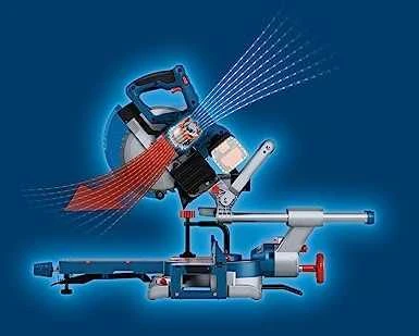 Bosch GCM 18V-216 D pjūklas su lazerio spinduliais