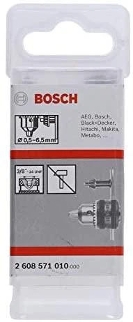 Bosch Krumpl.patronas su raktu 3/8-24, 0,5-6,5 mm