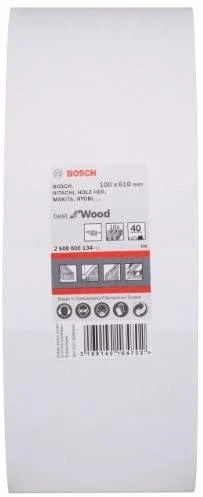 Bosch Šlif. juosta medžiui 100x610, K 40, 10 vnt.