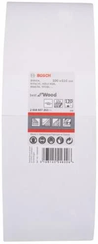 Bosch Šlif.juosta medžiui 100x610, K 120, 10 vnt.