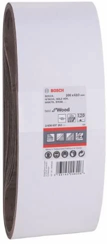Bosch Šlif.juosta medžiui 100x610, K 120, 10 vnt.