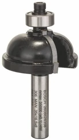 Bosch Suapvalinimo freza HM R=9,5mm, l=17mm,kotas 8mm