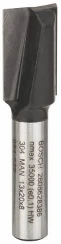 Bosch Pirštinė freza HM B=13mm, l=20 mm,kotas 8mm