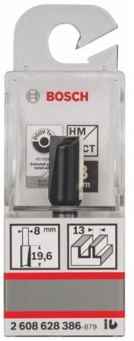 Bosch Pirštinė freza HM B=13mm, l=20 mm,kotas 8mm