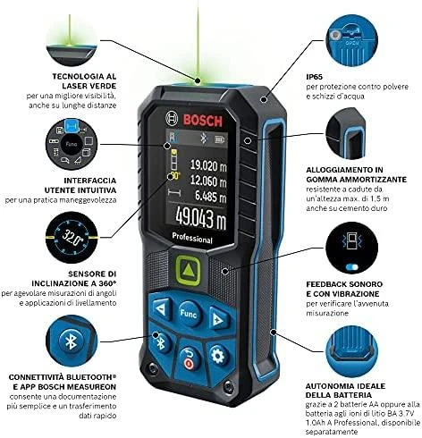 Lazerinis atstumo matuoklis Bosch GLM 50-27 CG PROFESSIONAL