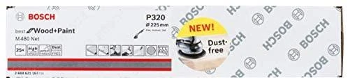 Bosch Šlifavimo tinklelis M 480 225mm, G400, 25 vnt.
