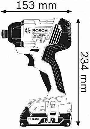 Bosch Akumuliatorinis smūginis suktuvas GDR 18V-160, be akumuliatoriaus ir kroviklio