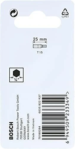 Bosch Suktuvo antgaliai T15 2 vnt./ Impact, L=25mm