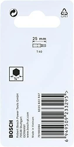 Bosch Suktuvo antgaliai T40 2 vnt./ Impact, L=25mm