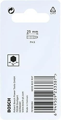 Bosch Suktuvo antgaliai PH3 2 vnt./ Impact, L=25mm