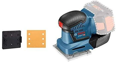 Bosch Akumuliatorinis vibracinis šlifuoklis GSS 18V-10, be akumuliatoriaus ir kroviklio