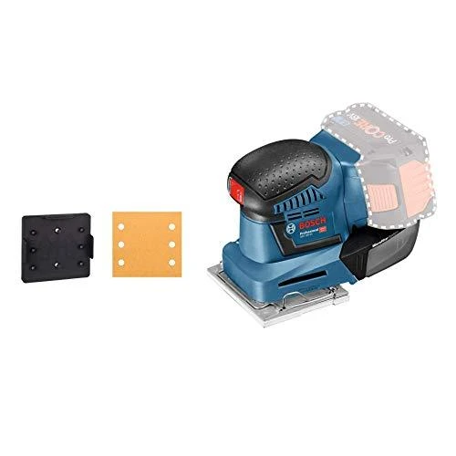 Bosch Akumuliatorinis vibracinis šlifuoklis GSS 18V-10, be akumuliatoriaus ir kroviklio