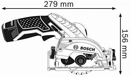 Akumuliatorinis diskinis pjūklas Bosch GKS 12V-26, LB 2x3.0, 12V-40