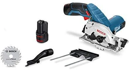Bosch GKS 12V-26 akumuliatorinis pjūklas su priedais