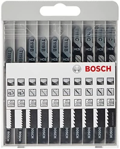 Bosch 10 Siaurapj.pjūkl. kompl. X-Pro Line Basic medžiui