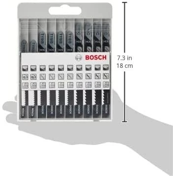 Bosch 10 Siaurapj.pjūkl. kompl. X-Pro Line Basic medžiui