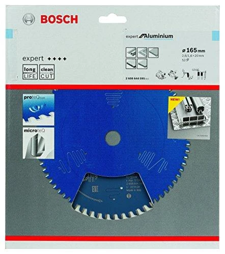 Pjovimo diskas Bosch Expert for Aliuminio 2608644095; 165x20 mm; Z52