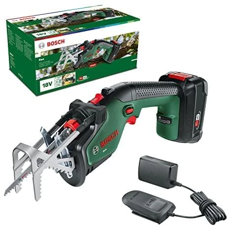 Akumuliatorinis sodo pjūklas Bosch KEO 18 LI (18V / 1x2,0Ah)